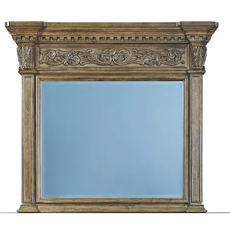 Traditional Mirror w/ Dental Molding